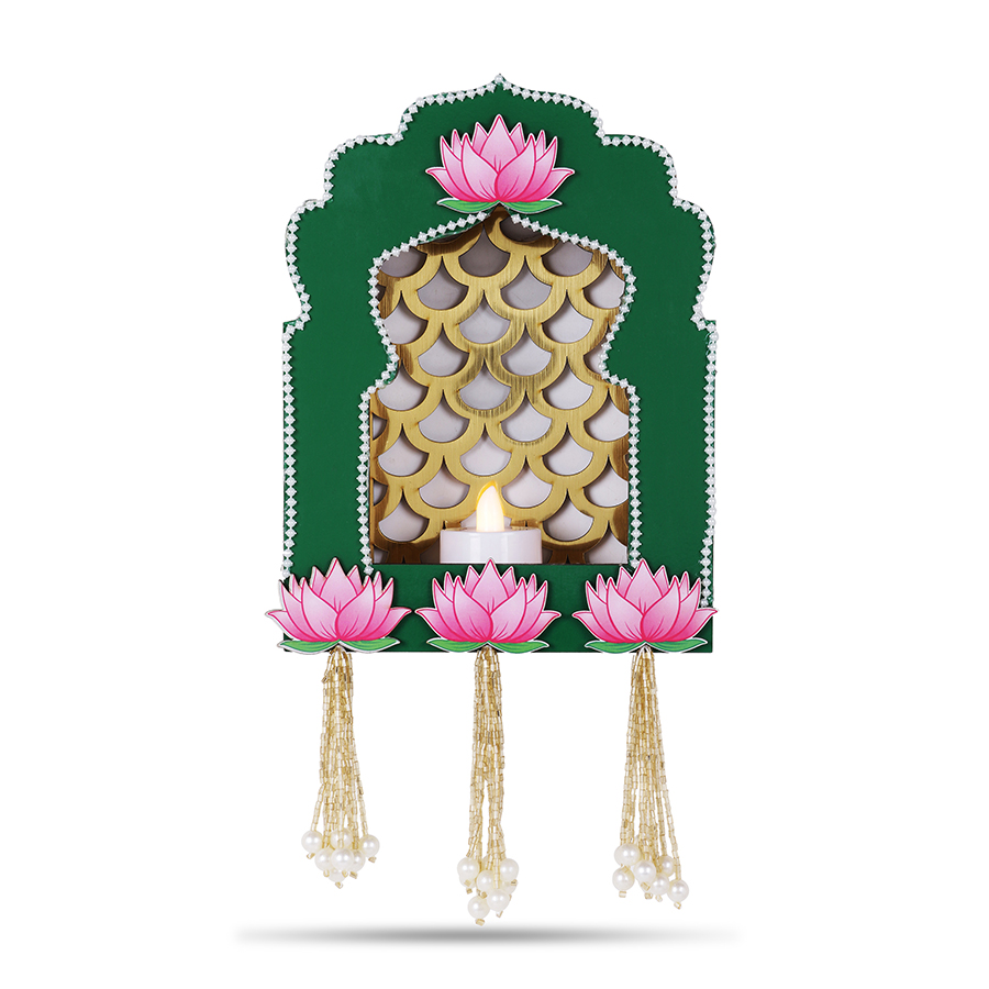 Wooden Jhrokha Green