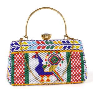 Moti wooden handle purse