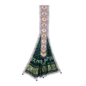 Pokwani Green Silk Chunri