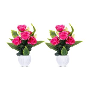 Small Pot Pink Roses