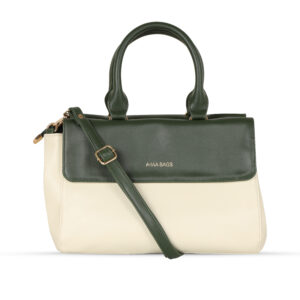 MHIAB Ivory Green Handbag