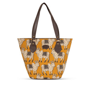 Mustard Cotton Tote