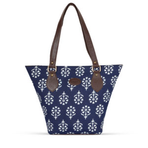 Blue Cotton Tote
